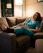 Your shift is over. Give your ankles a break.